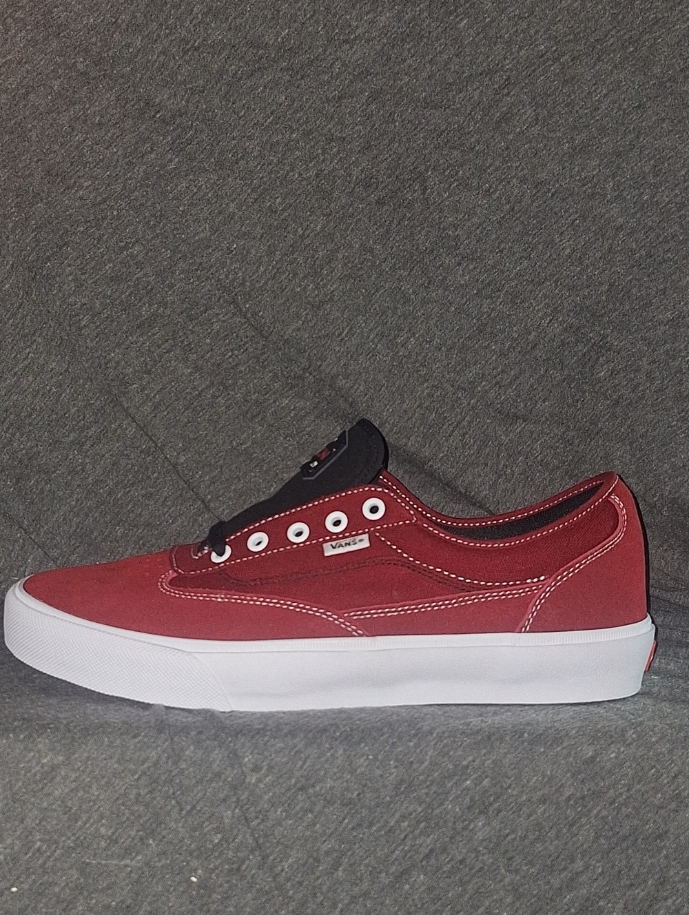 VANS Skate Curren Caples Shoes ~ Red & White VN000D85Y52 | Men's: 11.5 *NWOB